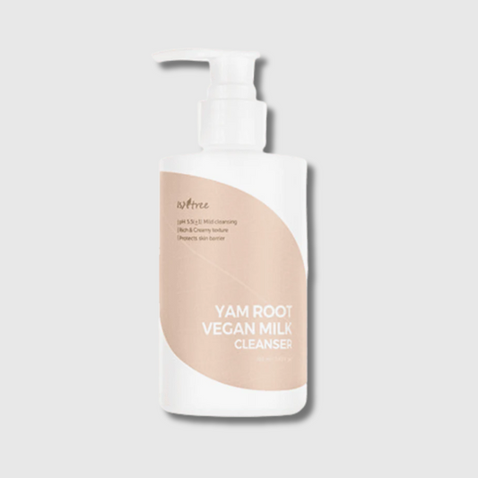 Leche limpiadora vegana de raíz de ñame