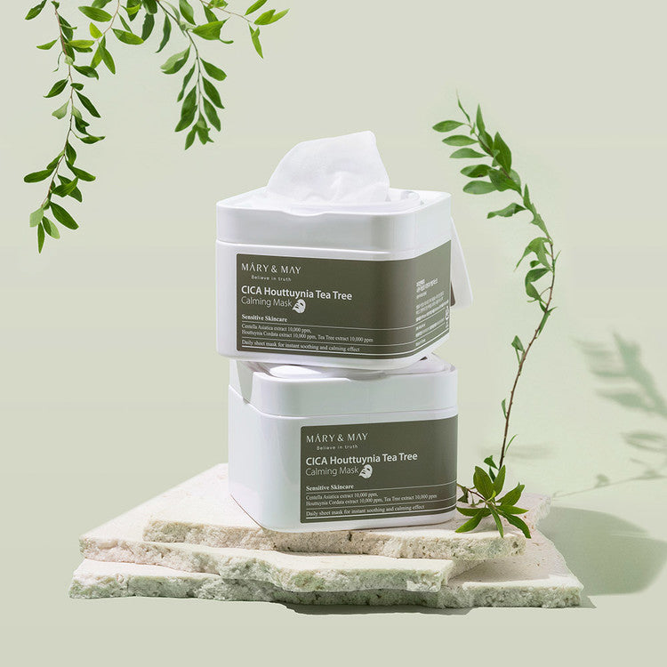 Cica Houttuynia Tea Tree Calming Mask MARY&MAY