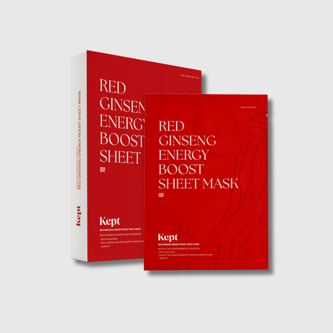 Red Ginseng Energy Boost Sheet Mask KEPT