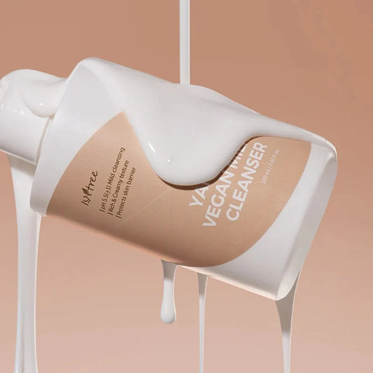 Leche limpiadora vegana de raíz de ñame