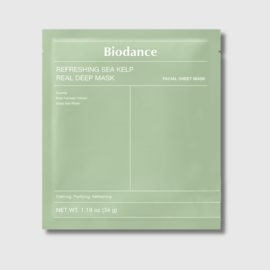 Mascarilla refrescante profunda de algas marinas 