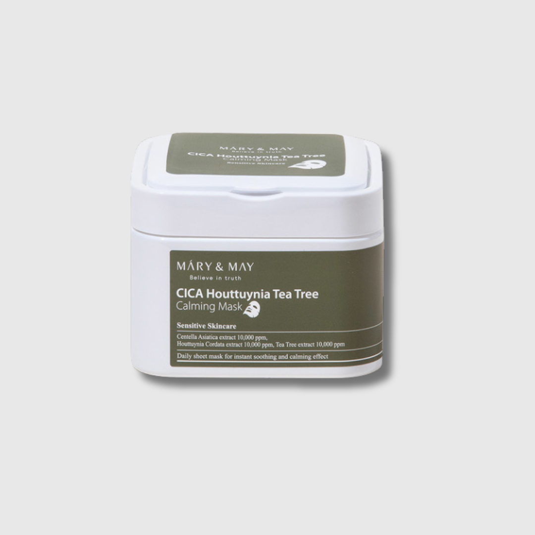 Cica Houttuynia Tea Tree Calming Mask MARY&MAY