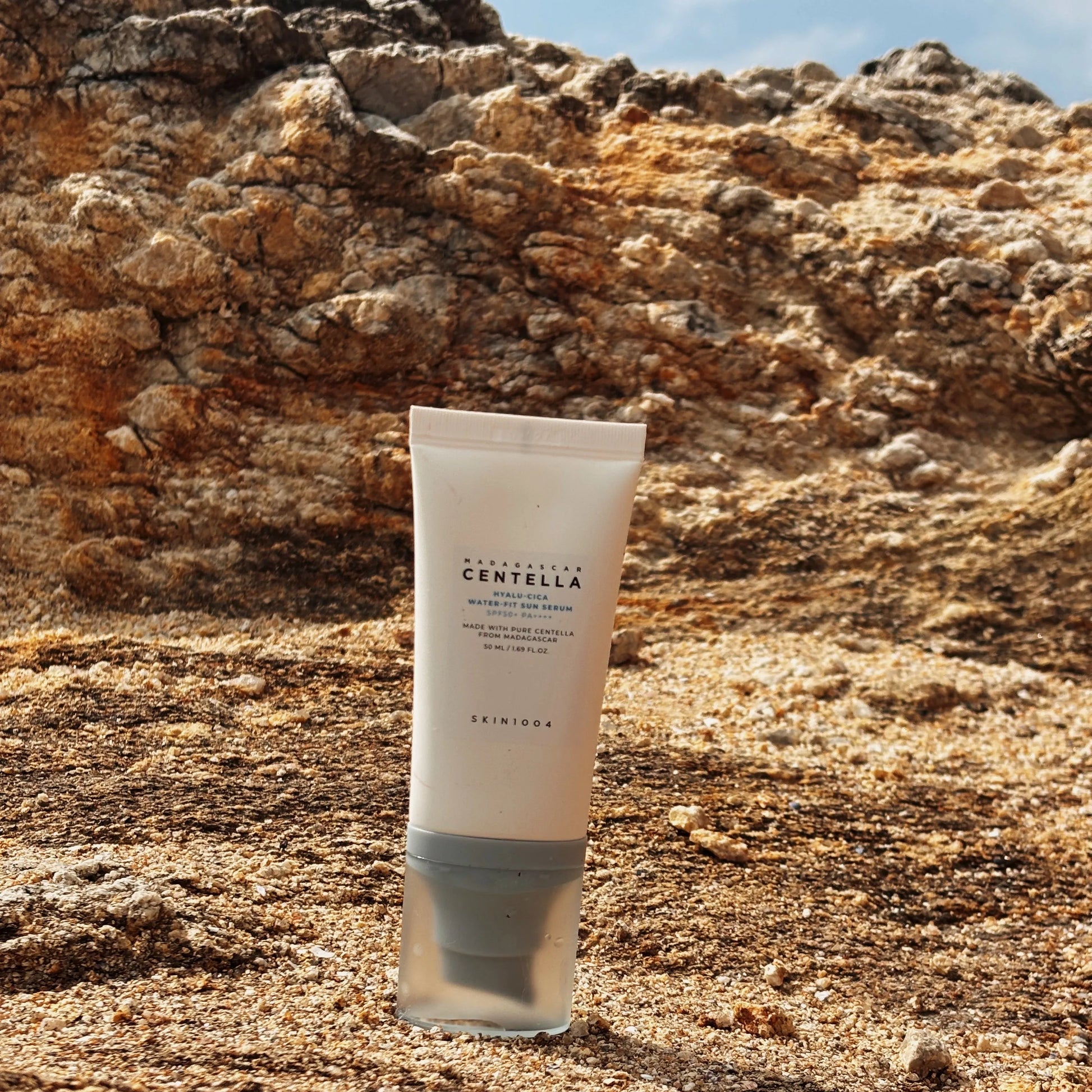 Hyalu-Cica Waterfit Sun Serum SPF50+ PA++++ SKIN 1004 