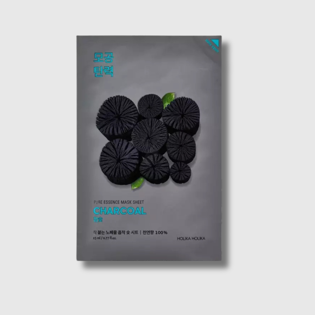 Pure Essence Mask Sheet - Charcoal (1pc) HOLIKA HOLIKA