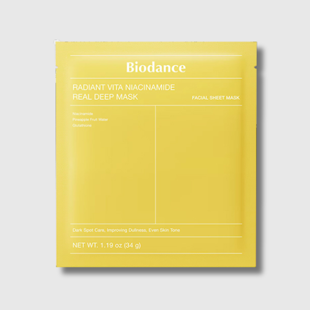Radiant Vita Niacinamide Real Deep Mask (1pc) BIODANCE